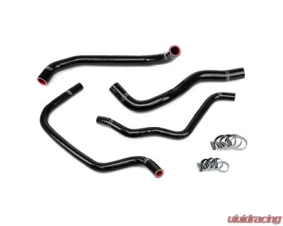 HPS Black OEM Replacement Silicone Radiator includes Heater Hose Kit Coolant Acura TSX 2009-2014 - 57-1389-BLK