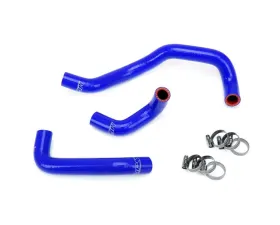 HPS Blue Reinforced Silicone Heater Hose Kit for Nissan 95-98 240SX S14 KA24DE