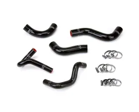 HPS Reinforced Black Silicone Radiator + Heater Hose Kit Coolant for Mazda 90-93 Miata 1.6L