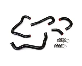 HPS Black Reinforced Silicone Heater Hose Kit for Honda 00-05 S2000