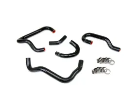 HPS Black Reinforced Silicone Heater Hose Kit for Honda 06-09 S2000