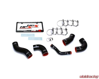HPS Black Silicone OEM Replacement Intercooler Turbo Hose Kit Hyundai Sonata 2011-2014 - 57-1420-BLK