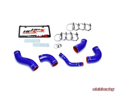 HPS Blue Silicone OEM Replacement Intercooler Turbo Hose Kit Hyundai Sonata 2011-2014 - 57-1420-BLUE