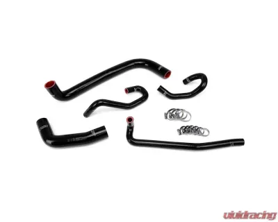 HPS Performance High Temp 3-ply Reinforced Silicone,Replace Rubber Radiator Heater Coolant Hoses Toyota 2004-2006 4.7L V8 - 57-1425-BLK