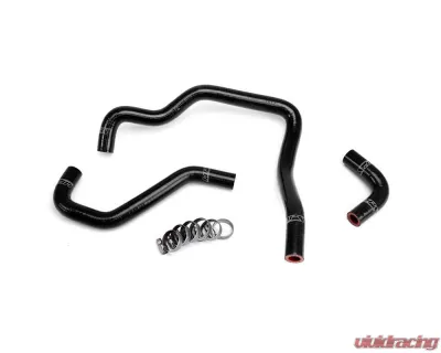 HPS Black OEM Replacement 22RE Non Turbo EFI Left Hand Drive Silicone Heater Coolant Hose Kit Toyota 4Runner 1989-1995 - 57-1430-BLK