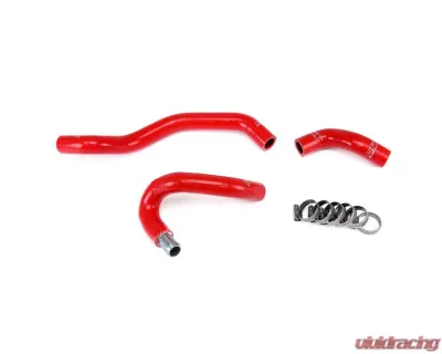 HPS Red Reinforced Silicone Heater Hose Kit Coolant for Nissan 09-20 370Z - 57-1437-RED