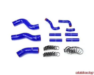 HPS Blue Silicone Radiator and Pesky Heater Coolant Hose Kit without rear heater Lexus LX450 FJ80 1996-1997 - 57-1441-BLUE