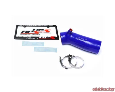 HPS Blue Reinforced Silicone Post MAF Air Intake Hose Kit for Honda 13-16 Accord 2.4L - 57-1445-BLUE