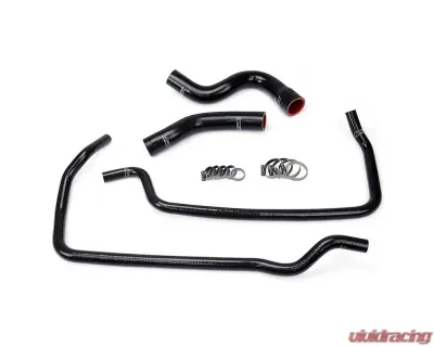HPS Black Reinforced Silicone Radiator + Heater Hose Kit Coolant for Jeep 01-04 Grand Cherokee WJ 4.7L V8 - 57-1449-BLK