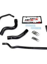 HPS Black Reinforced Silicone Radiator + Heater Hose Kit Coolant for Jeep 01-04 Grand Cherokee WJ 4.7L V8                                     - 57-1449-BLK - Image 2