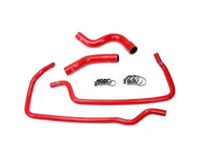HPS Red Reinforced Silicone Radiator + Heater Hose Kit Coolant for Jeep 01-04 Grand Cherokee WJ 4.7L V8