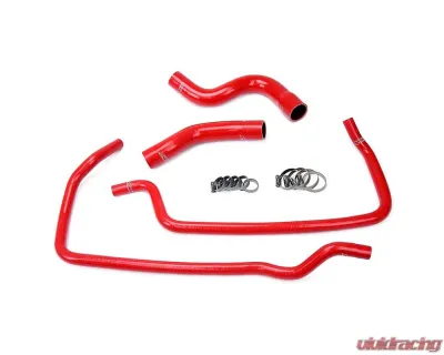 HPS Red Reinforced Silicone Radiator + Heater Hose Kit Coolant for Jeep 01-04 Grand Cherokee WJ 4.7L V8 - 57-1449-RED