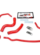 HPS Red Reinforced Silicone Radiator + Heater Hose Kit Coolant for Jeep 01-04 Grand Cherokee WJ 4.7L V8                                     - 57-1449-RED - Image 2