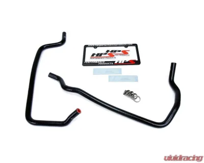 HPS Performance Products Black Silicone Heater Hose Kit for 2001-2004 Jeep Grand Cherokee WJ 4.7L V8 - 57-1449H-BLK