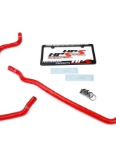 HPS Red Reinforced Silicone Heater Hose Kit Coolant for Jeep 01-04 Grand Cherokee WJ 4.7L V8                                     - 57-1449H-RED - Image 2