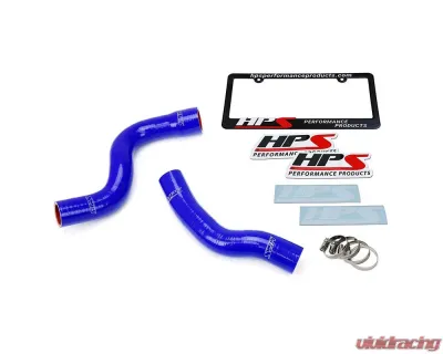 HPS Performance Products Blue Reinforced Silicone Radiator Hose Kit for 01-04 Jeep Grand Cherokee WJ 4.7L V8 - 57-1449R-BLUE