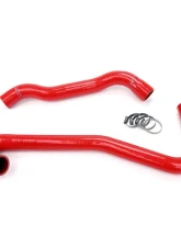 HPS Red Reinforced Silicone Radiator Hose Kit Coolant for Jeep 06-08 Grand Cherokee SRT8 6.1L V8 WK1                                     - 57-1453-RED - Image 2