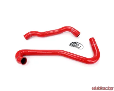 HPS Red Reinforced Silicone Radiator Hose Kit Coolant for Jeep 06-08 Grand Cherokee SRT8 6.1L V8 WK1 - 57-1453-RED