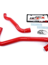 HPS Red Reinforced Silicone Radiator Hose Kit Coolant for Jeep 06-08 Grand Cherokee SRT8 6.1L V8 WK1                                     - 57-1453-RED - Image 2