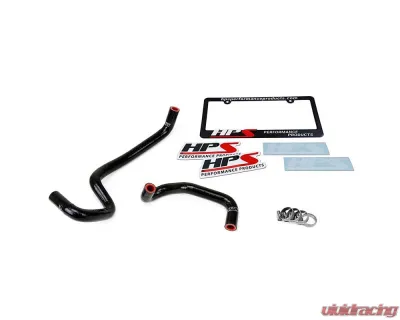 HPS Performance Products Black Silicone Heater Hose Kit for Lexus GX470 & Toyota 4Runner 03-09 - 57-1467H-BLK