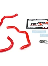 HPS Reinforced Red Silicone Heater Hose Kit Coolant for Toyota 05-16 Tacoma 4.0L V6                                     - 57-1469-RED - Image 2