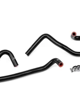 HPS Reinforced Black Silicone Heater Hose Kit Coolant for Toyota 05-18 Tacoma 2.7L 4Cyl                                     - 57-1470-BLK - Image 3