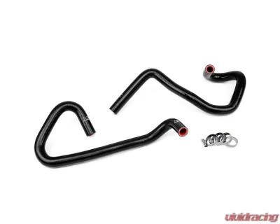 HPS Reinforced Black Silicone Heater Hose Kit Coolant for Toyota 05-18 Tacoma 2.7L 4Cyl - 57-1470-BLK