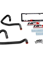 HPS Reinforced Black Silicone Heater Hose Kit Coolant for Toyota 05-18 Tacoma 2.7L 4Cyl                                     - 57-1470-BLK - Image 3