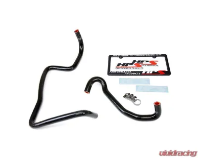 HPS Performance Products Black Silicone Heater Hose Kit for Jeep Grand Cherokee WK1 2006-2010, Commander 2006-2010 5.7L V8 - 57-1471-BLK
