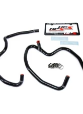 HPS Black Reinforced Silicone Heater Hose Kit Coolant for Jeep 06-10 Commander 5.7L V8 with Rear A/C                                     - 57-1472-BLK - Image 2