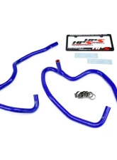 HPS Blue Reinforced Silicone Heater Hose Kit Coolant for Jeep 06-10 Commander 5.7L V8 with Rear A/C                                     - 57-1472-BLUE - Image 2