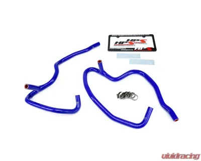 HPS Blue Reinforced Silicone Heater Hose Kit Coolant for Jeep 06-10 Commander 5.7L V8 with Rear A/C - 57-1472-BLUE