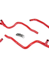 HPS Red Reinforced Silicone Heater Hose Kit Coolant for Jeep 06-10 Commander 5.7L V8 with Rear A/C                                     - 57-1472-RED - Image 2
