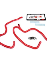 HPS Red Reinforced Silicone Heater Hose Kit Coolant for Jeep 06-10 Commander 5.7L V8 with Rear A/C                                     - 57-1472-RED - Image 2