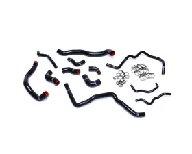 HPS Black Silicone Radiator and Ancillary Coolant Hose Kit Audi | Volkswagen 2.0T Turbo FSI Left Hand Drive 2006-2009