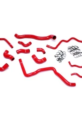 HPS Performance Products Red Silicone Radiator & Ancillary Hose Kit for Audi VW 2.0T 2006-2009                                     - 57-1476-RED - Image 2