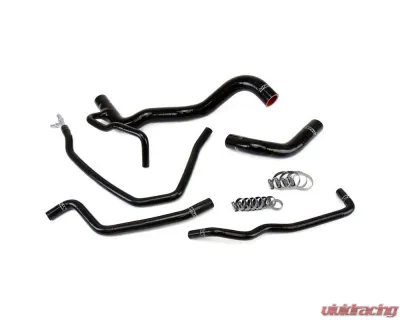 HPS Black Silicone Radiator Hose 5pcs Complete Kit Coolant Bypass for Scion 11-15 tC - 57-1479-BLK