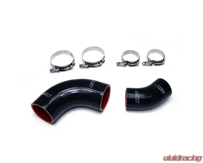 HPS Black Silicone OEM Replacement Intercooler Turbo Hose Kit Mazda CX7 2007-2010 - 57-1486-BLK