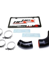HPS Black Silicone OEM Replacement Intercooler Turbo Hose Kit Mazda CX7 2007-2010                                     - 57-1486-BLK - Image 2