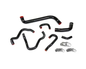 HPS Black Reinforced Silicone Radiator and Heater Hose Kit Coolant for Honda 06-09 S2000