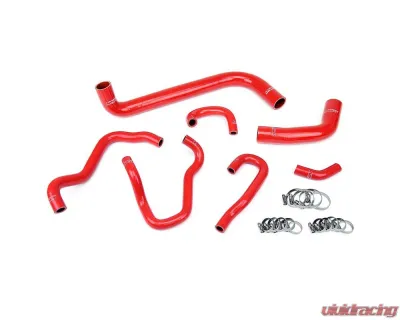 HPS Red Reinforced Silicone Radiator and Heater Hose Kit Coolant for Honda 06-09 S2000 - 57-1490-RED