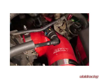 HPS Black Reinforced Silicone Post MAF Air Intake Hose Kit for Mazda 06-08 MX-5 Miata NC1 - 57-1493-BLK
