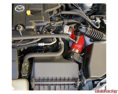 HPS Black Reinforced Silicone Post MAF Air Intake Hose Kit for Mazda 09-15 MX-5 Miata NC2 NC3 - 57-1494-BLK