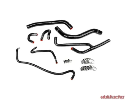 HPS Black Reinforced Silicone Radiator & Heater Hose Kit Ford Mustang 3.7L V6 2015-2022 - 57-1506-BLK