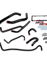HPS Black Reinforced Silicone Radiator & Heater Hose Kit Ford Mustang 3.7L V6 2015-2022                                     - 57-1506-BLK - Image 2