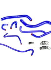 HPS Blue Reinforced Silicone Radiator & Heater Hose Kit Ford Mustang 3.7L V6 2015-2022                                     - 57-1506-BLUE - Image 2