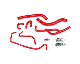 HPS Red Reinforced Silicone Radiator & Heater Hose Kit Ford Mustang 3.7L V6 2015-2022