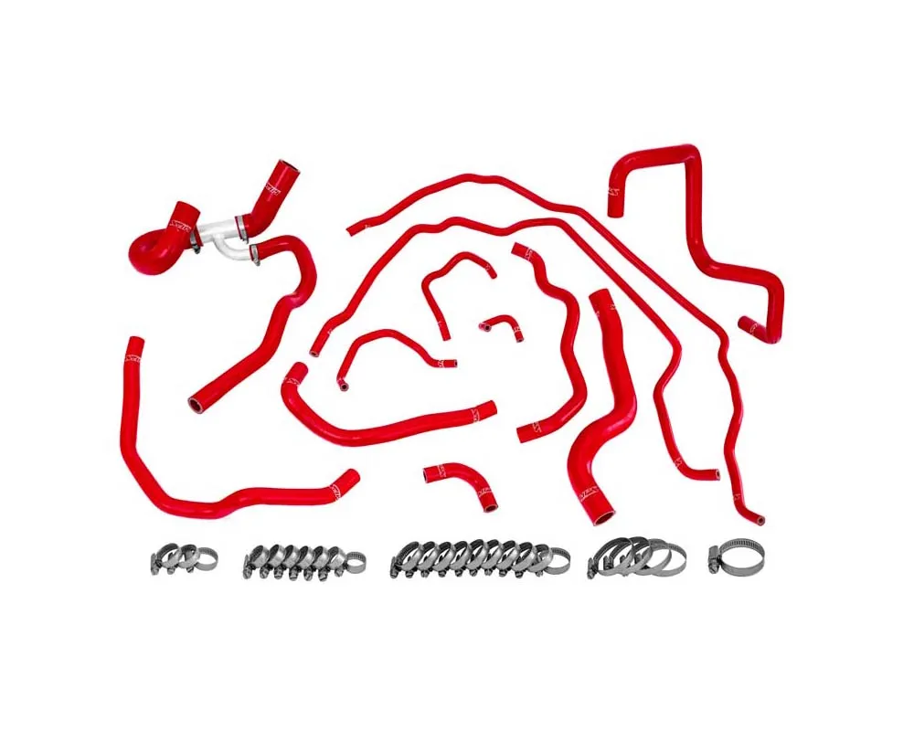 HPS Silicone Radiator+Heater Coolant Hose Kit (Red) Mazda Mazdaspeed 3 2007-2009 - 57-1511-RED