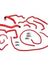 HPS Performance Products Red Silicone Radiator + Heater Hose Kit for 2010-2013 Mazda Mazdaspeed 3 2.3L Turbo                                     - 57-1512-RED - Image 2