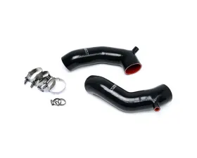 HPS Black Reinforced Silicone Post MAF Air Intake Hose Kit Infiniti Q70 5.6L V8 14-16